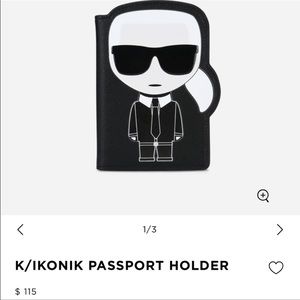 Karl Lagerfeld passport holder